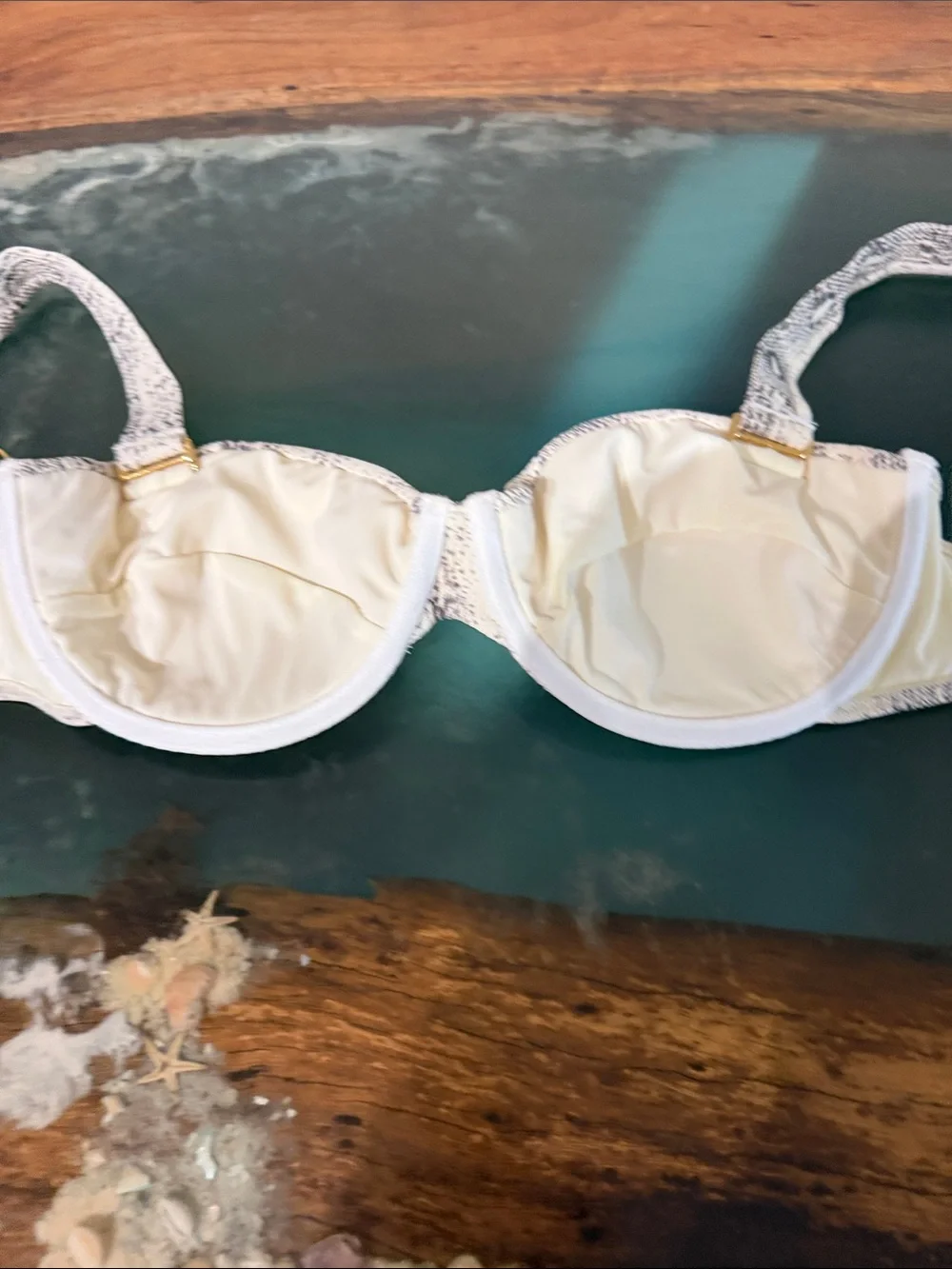 Montce Brand Snake-Print Underwire Bikini Top - Picture 5 of 6